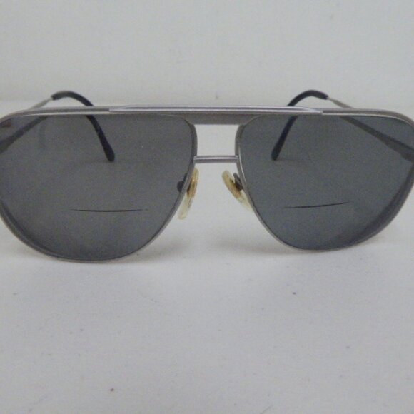 Nikon glasses matte silver gray frames Vintage Japan - Picture 1 of 15